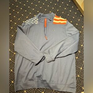 Men’s blue/stars and stripes pullover XL - (nwot)